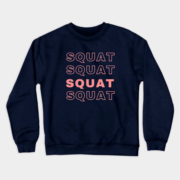 Squat Repetitive Crewneck Sweatshirt by High Altitude